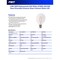 Feit Electric Feit G25 E26 (Medium) LED Bulb Soft White 40 Watt Equivalence 1 pk BPG2540927CAFR - alternate 6